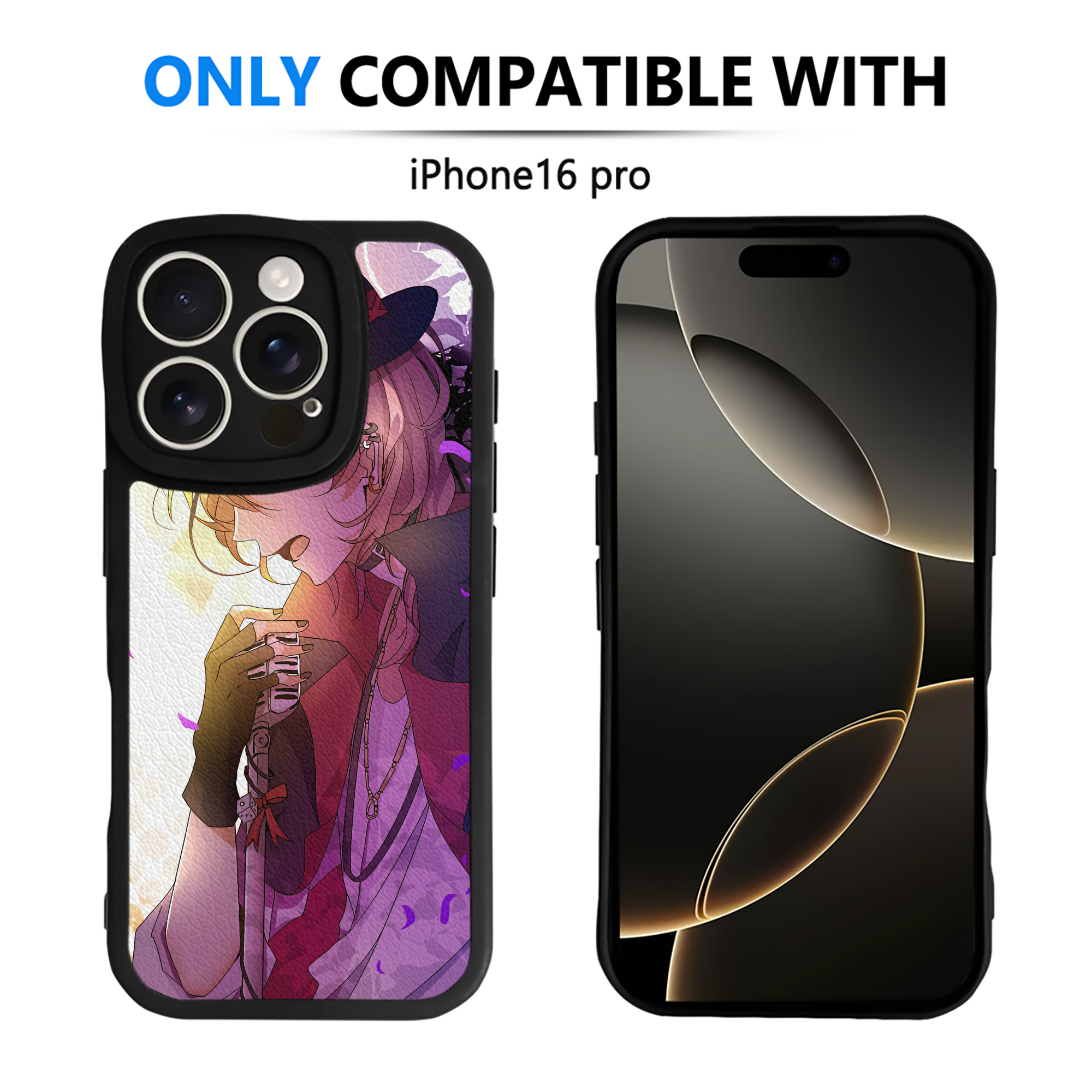 （画像用） 文豪ストレイドッグス Bungo Stray Dogs 【iPhone 16シリーズ対応】シリコンスマホケース（レザー調） 材質：シリコン